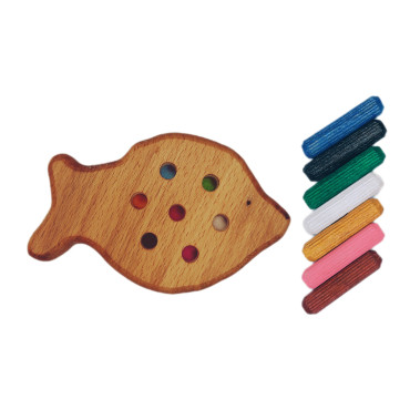 Okul Öncesi Eğitim Montessori Balık Seti 4'lü Oyuncak